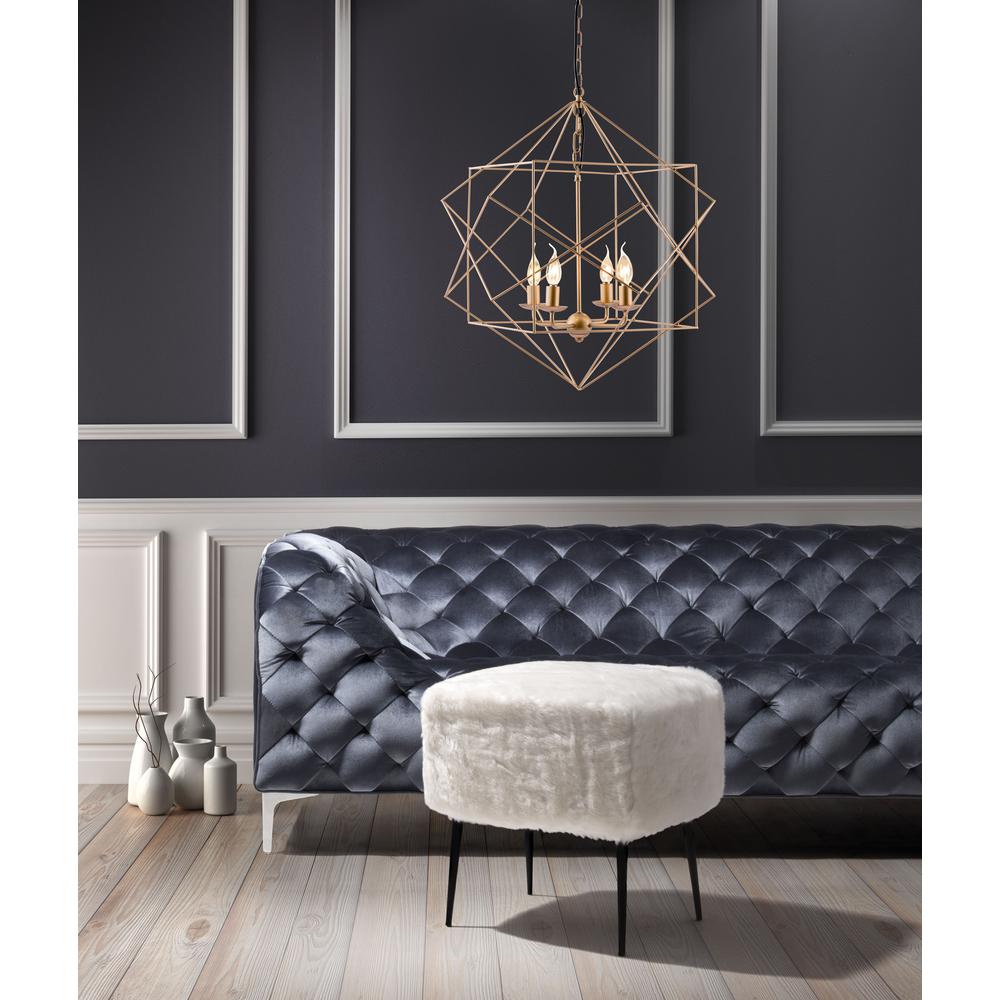 Gold Penta Ceiling Lamp - Modern Chandelier