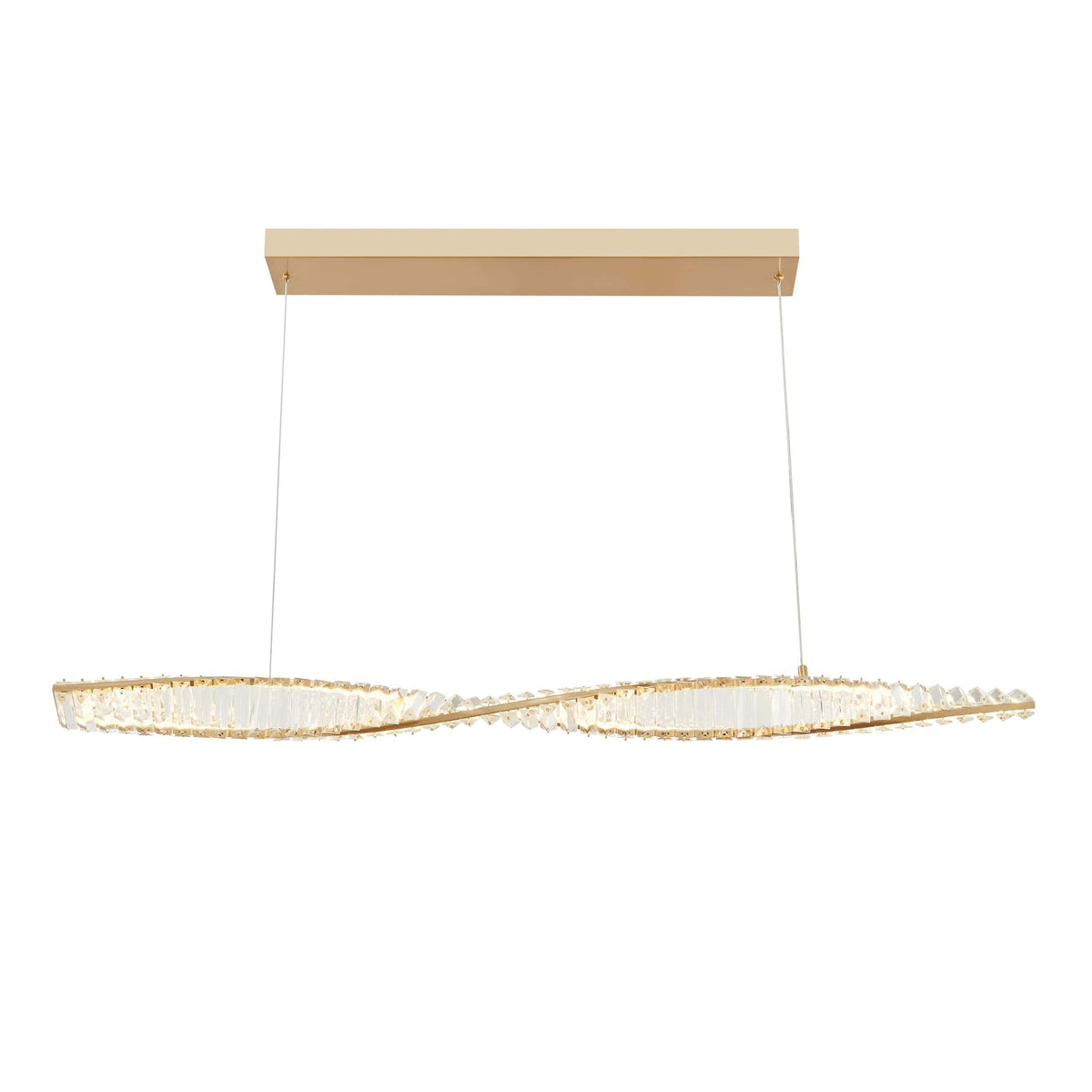 Finesse Decor Towson Brushed Gold Chandelier
