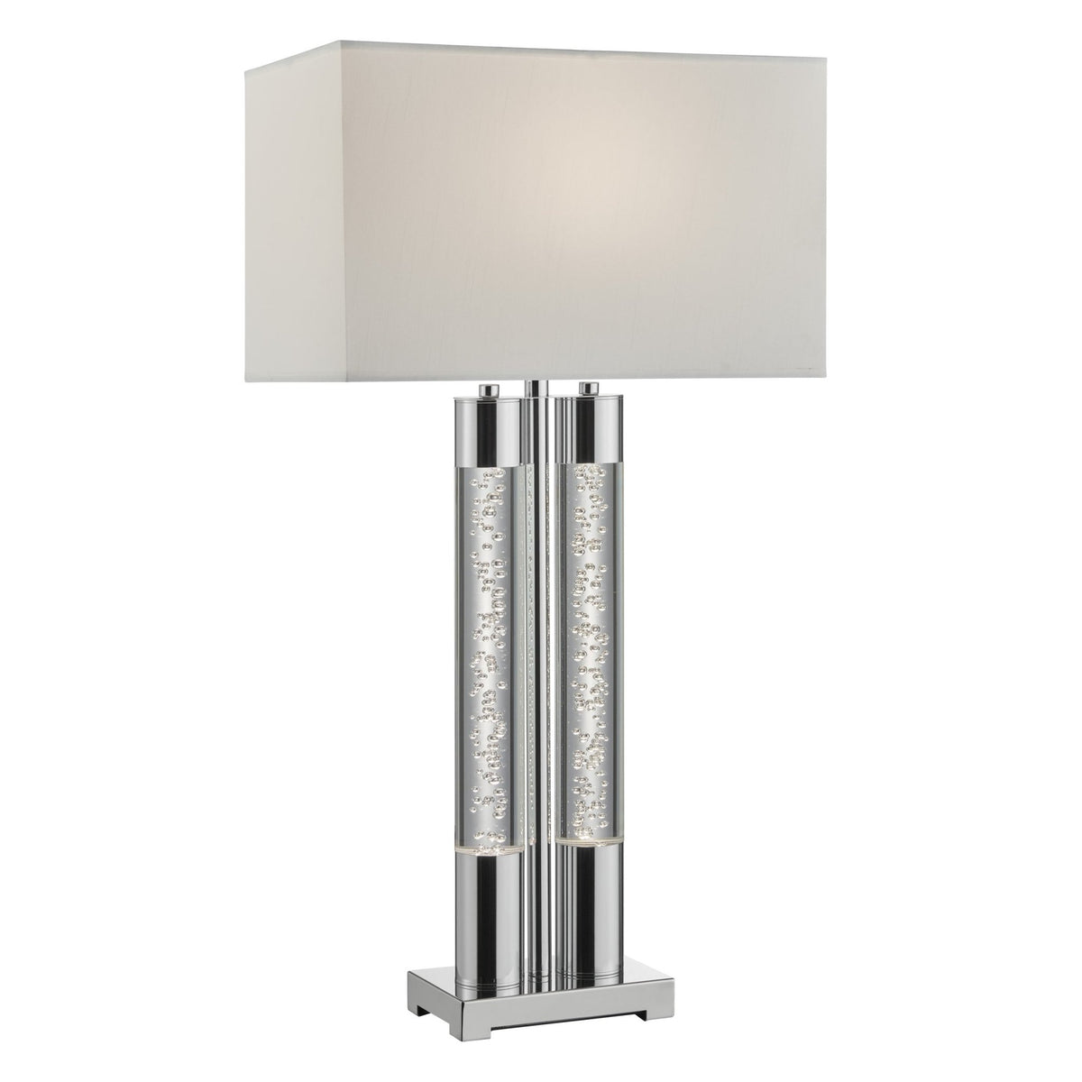 Acrylic Table Lamp / Chrome