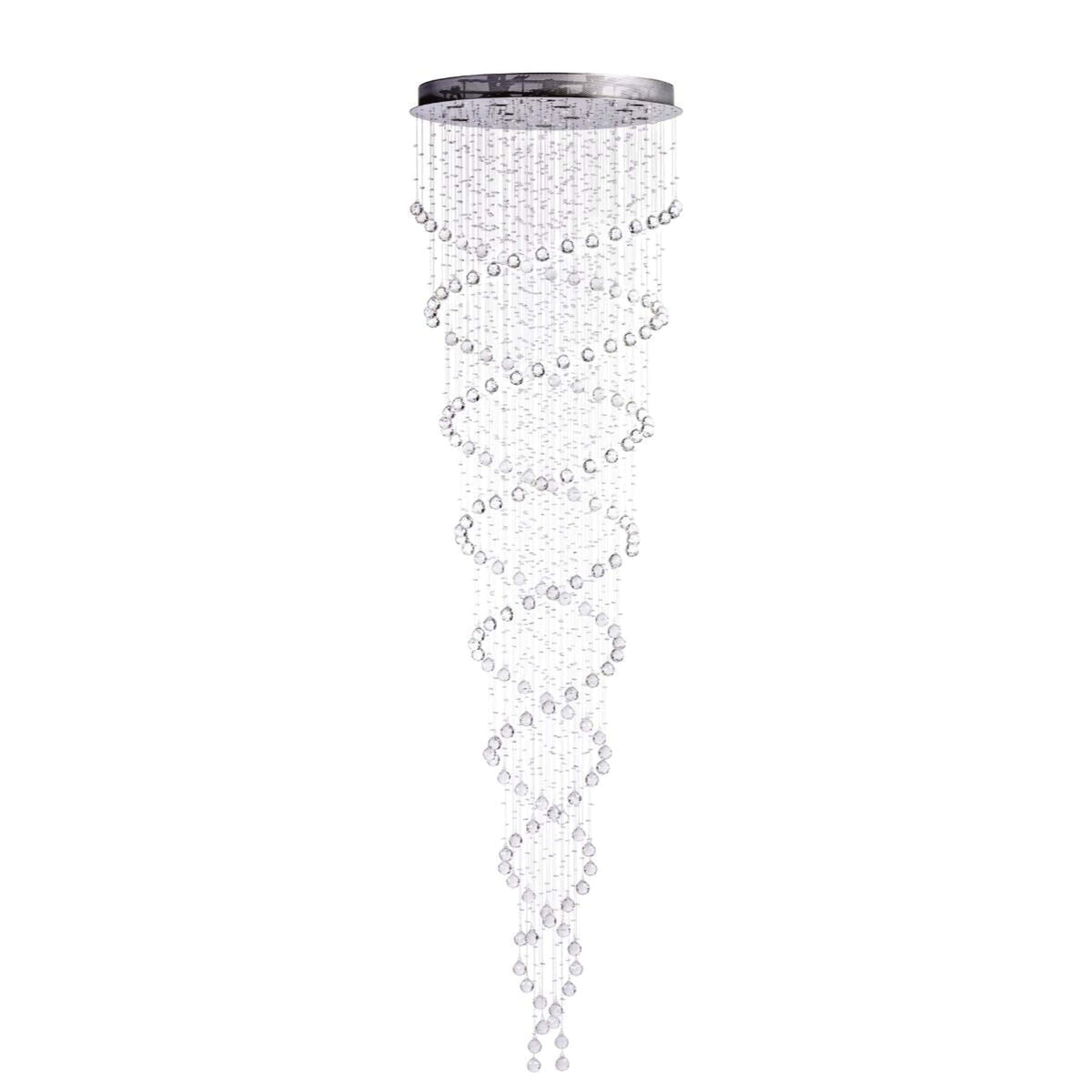 Crystal Chandelier Double Helix with 12 Light