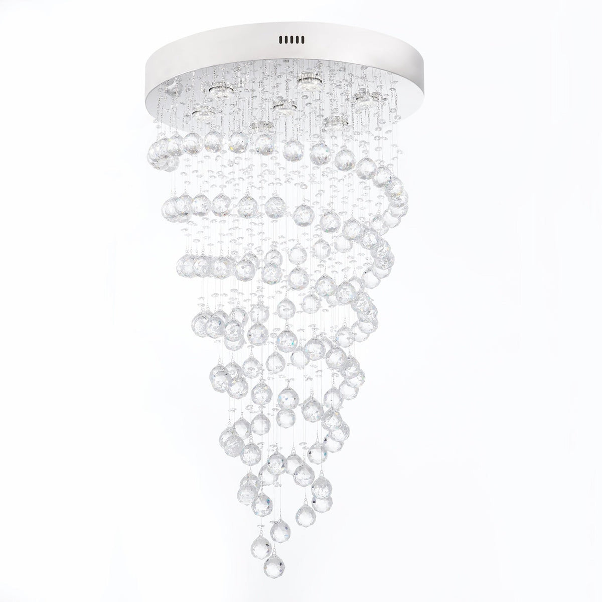 Crystal Chandelier Double Helix with 7 Light