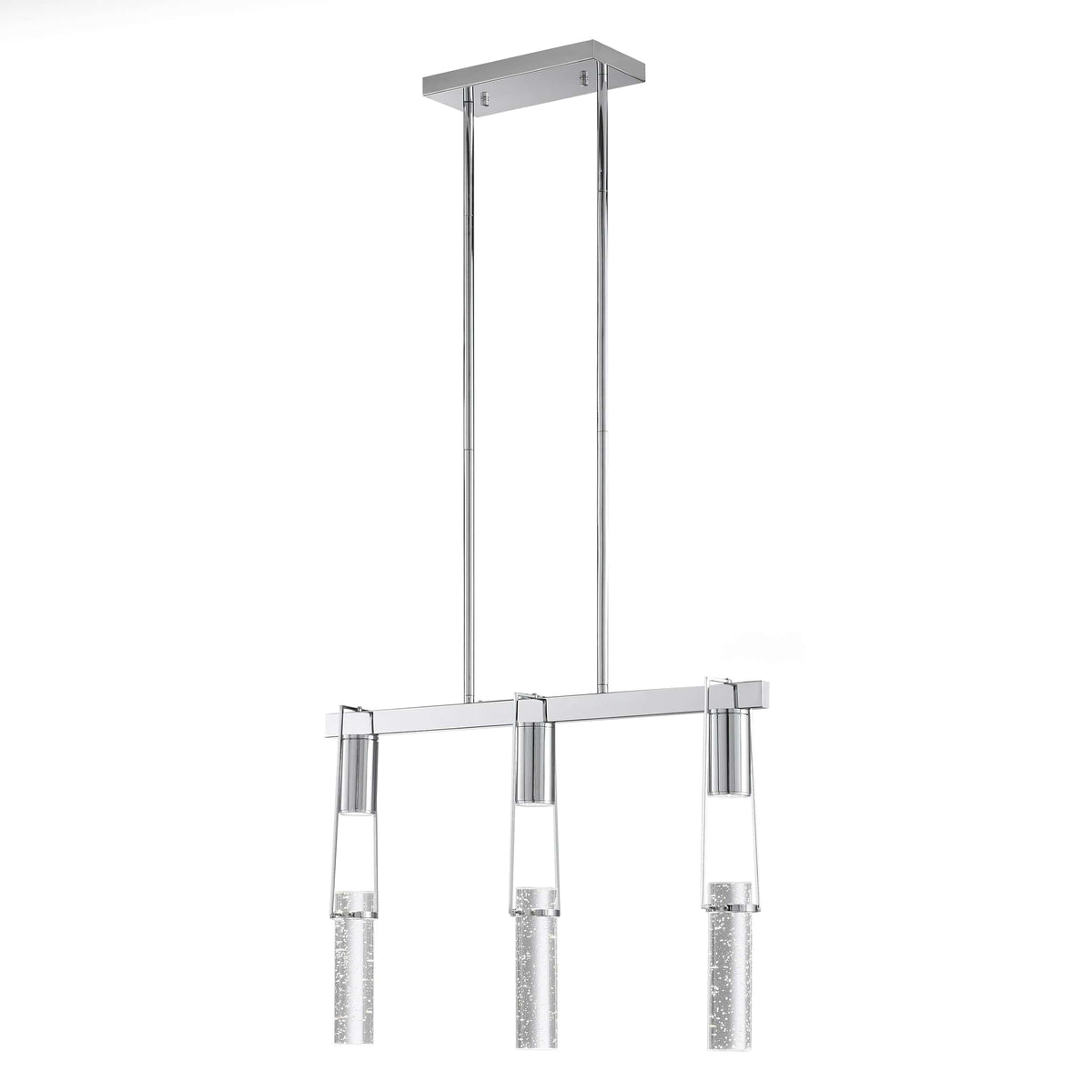 Harmony Chrome Chandelier with 3 lights by Finesse Decor