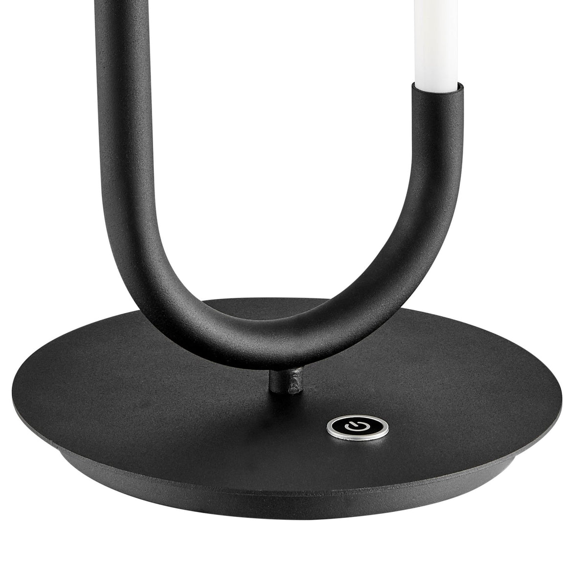LED Single Clip Modern Table Lamp / Matte Black