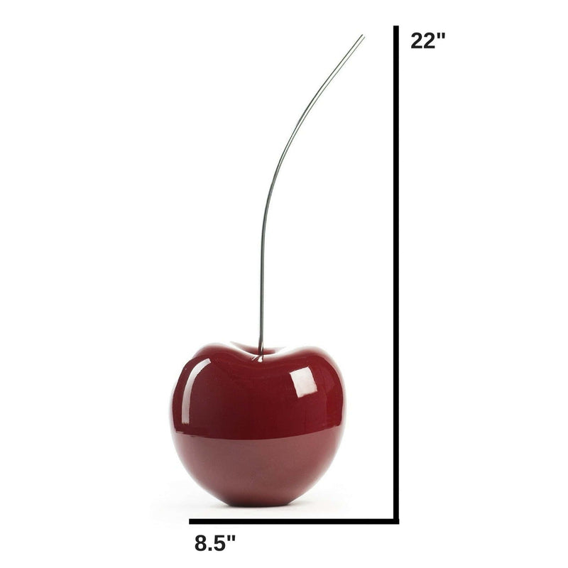 Medium Red Wine Cherry Sculpture 22" Tall