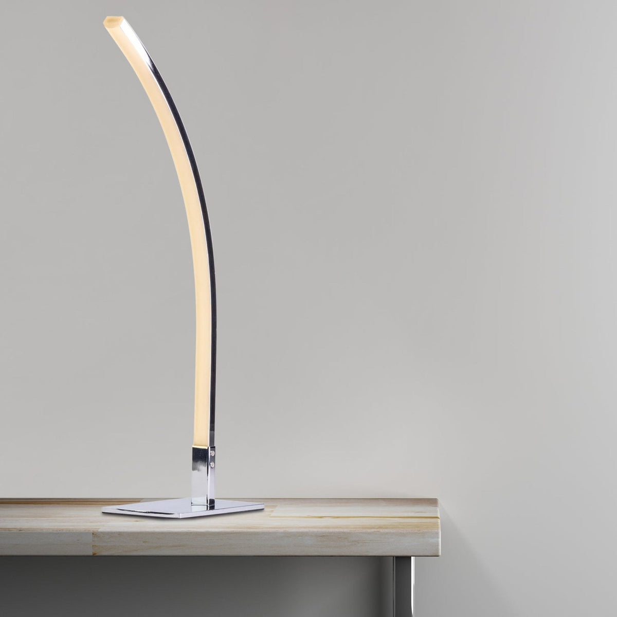 Finesse Decor Modern Arc Design Table Lamp / Led Strip