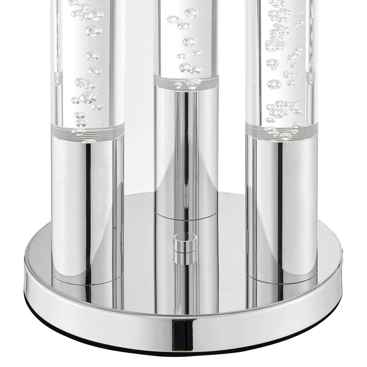 3 Light Acrylic Cylinders Modern Table Lamp