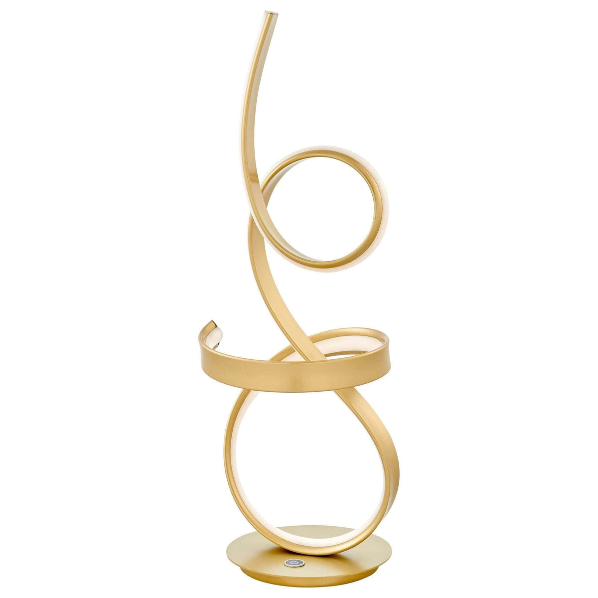 Amsterdam Gold Table Lamp / LED Strip & Touch Dimmer
