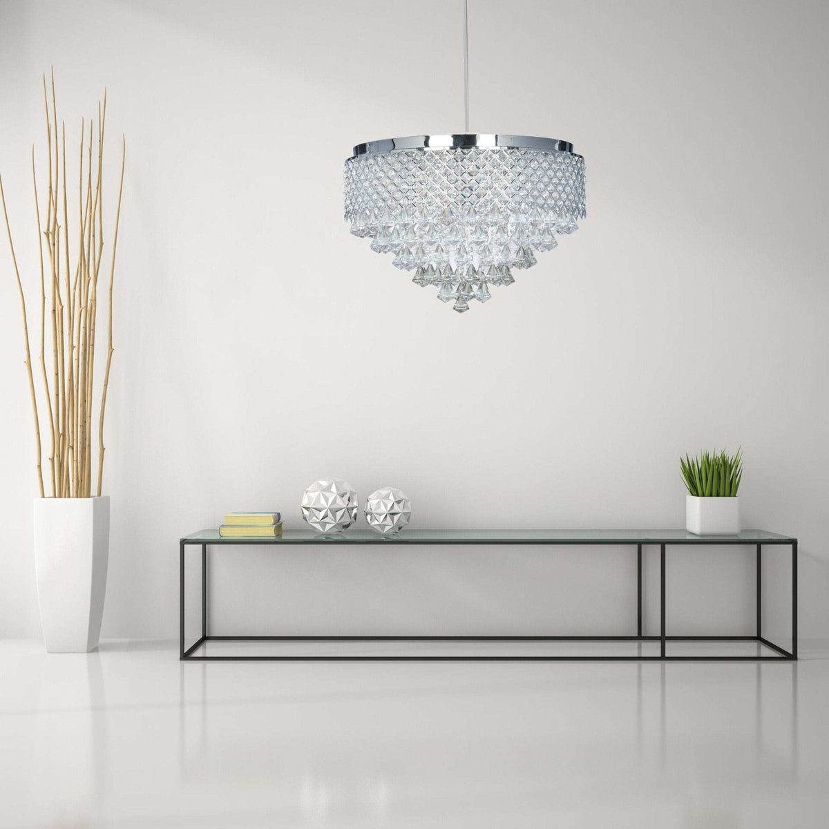 Cinderella Crystal Round Chandelier / 12 Light / Pendant Lighting