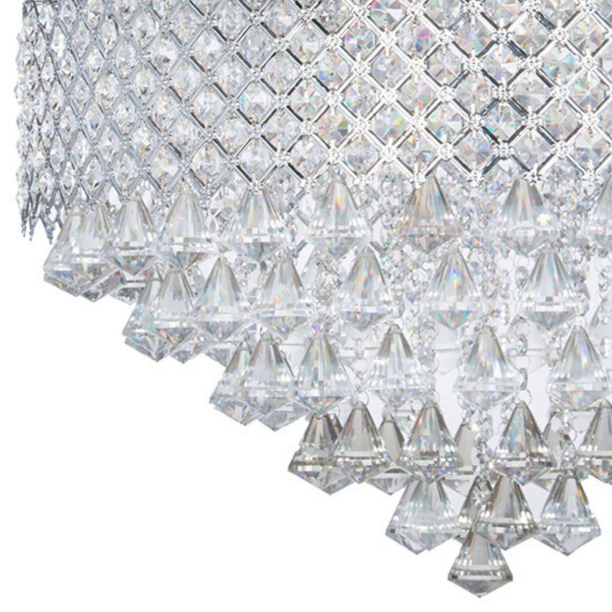 Cinderella Crystal Round Chandelier / Modern Lighting Fixture