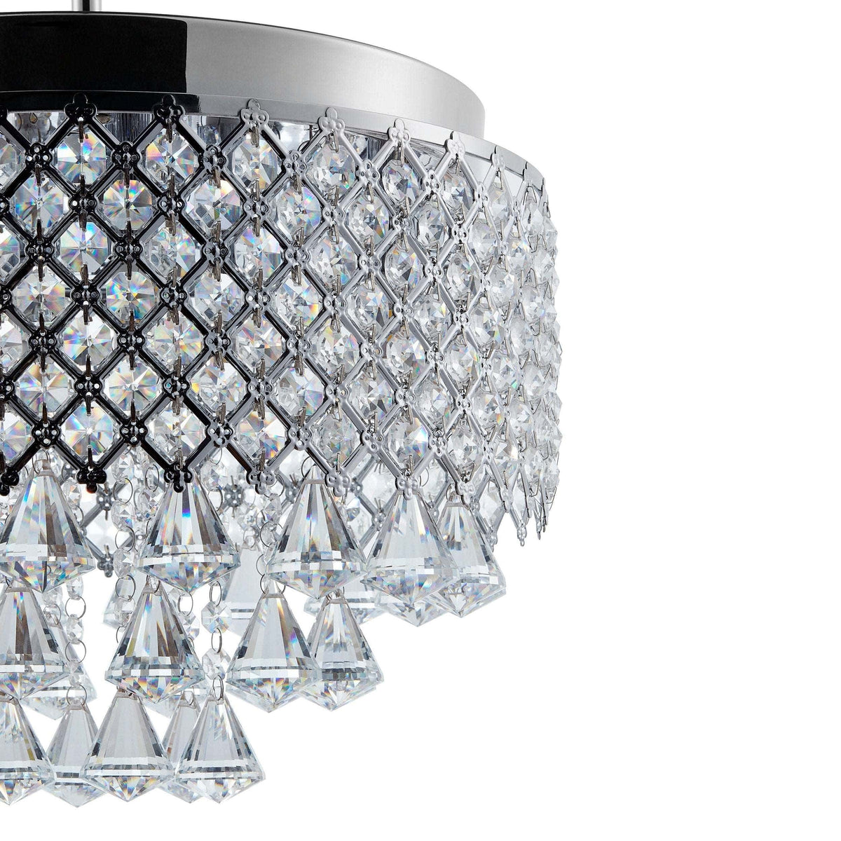Finesse Decor Cinderella Crystal Round Chandelier Pendant