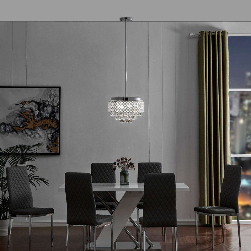 Cinderella Crystal Round Chandelier Pendant Light