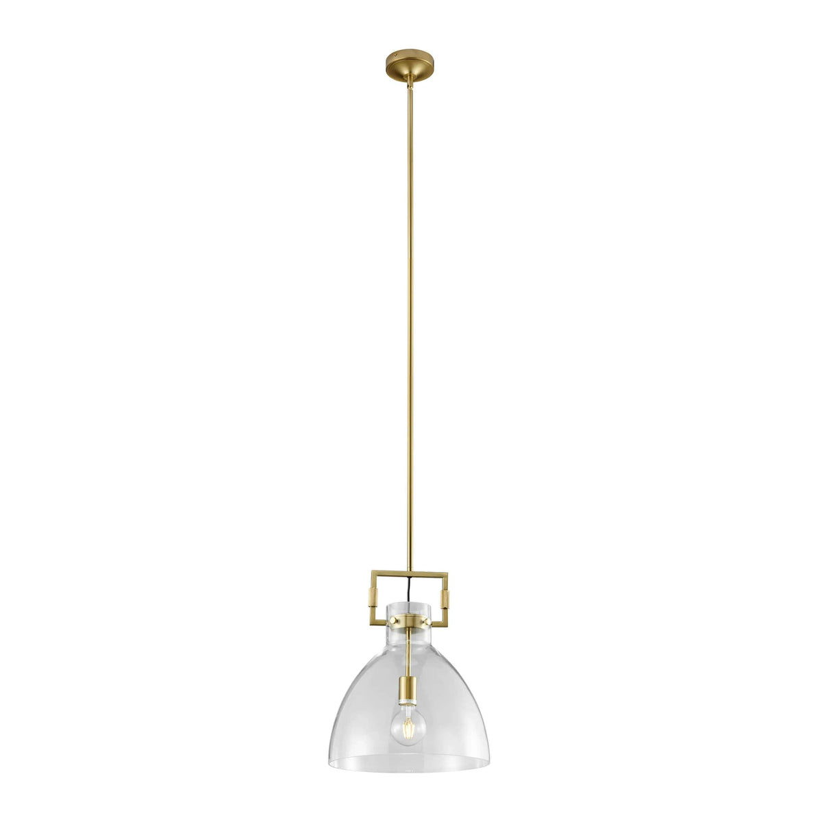 Cronus LED Gold Crystal Pendant Light / One Light