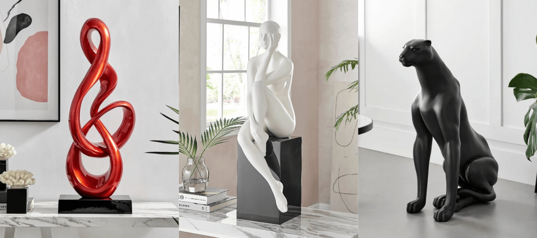 Home Modern Decor - Sculptures, Figurine, Decorative Objects and more.