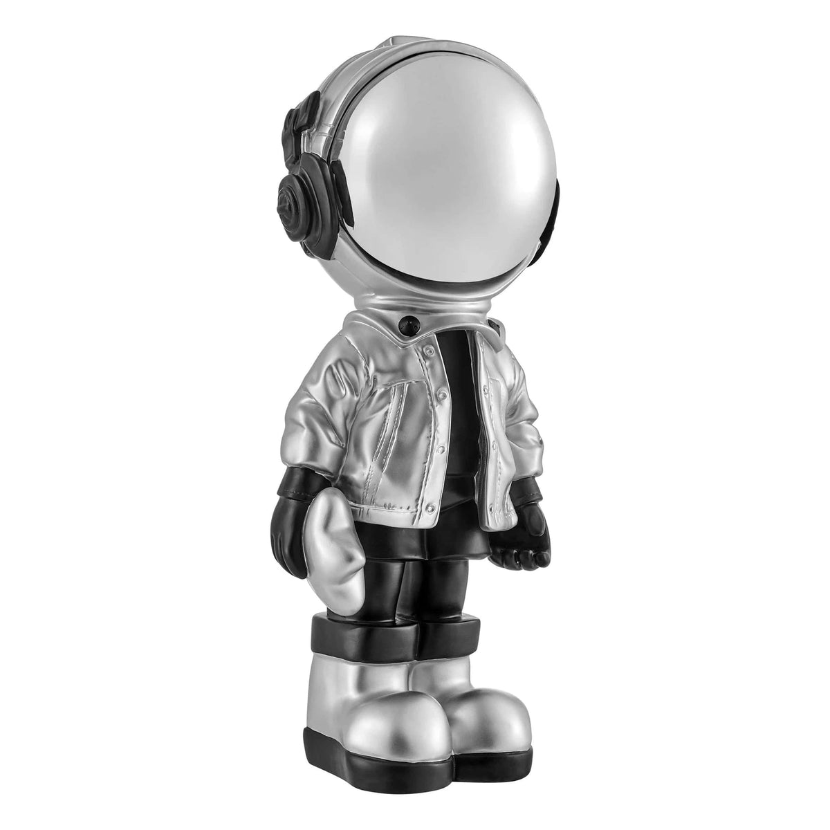 Hubble Takes the Stars Astronaut Sculpture in Black & Silver