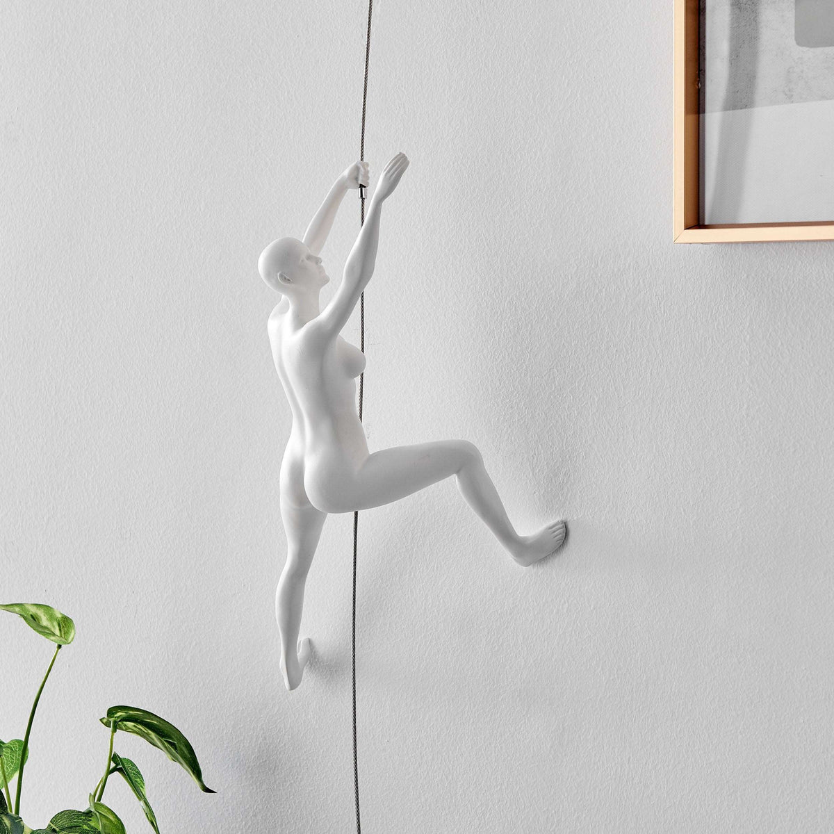 Modern Wall Decor- Climbing Couple- set of two climbers / 3D Wall Decor