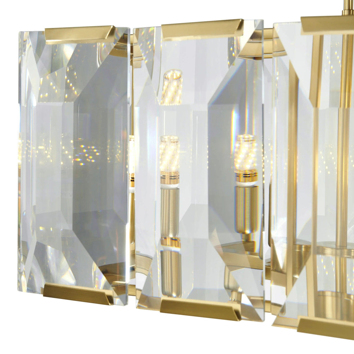 Schumann Symphony Rectangular Chandelier / 53" / Luxury Lighting