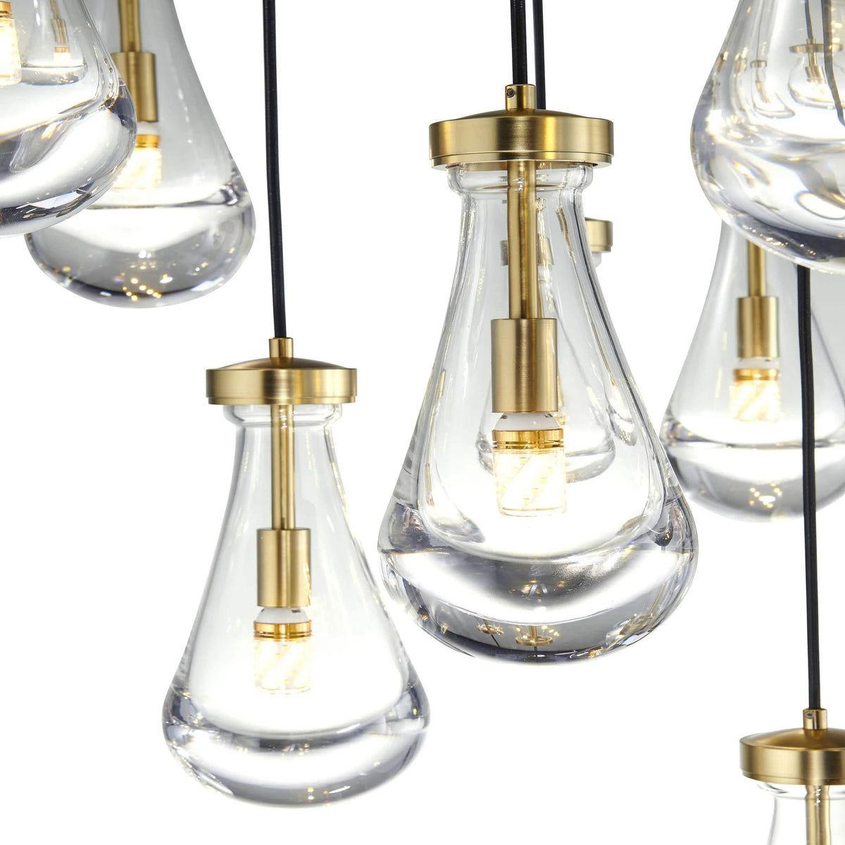 Strozzi Symphony Chandelier / 13 Light / 36"D / Modern Pendant Light