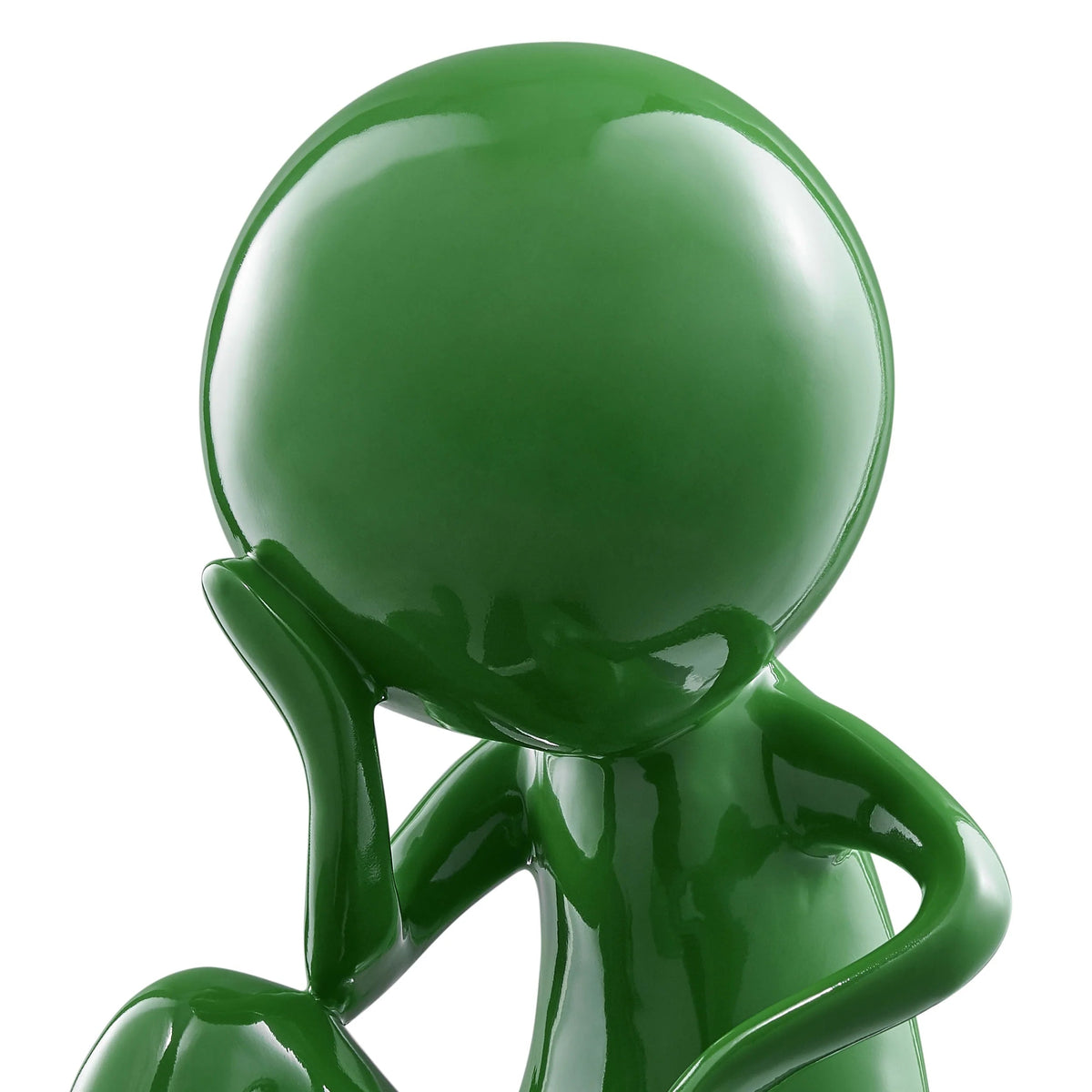 Verde Thinker Sculpture / Modern Decor