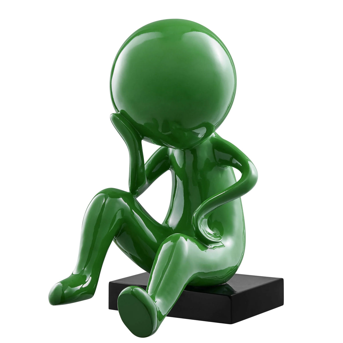 Verde Thinker Sculpture