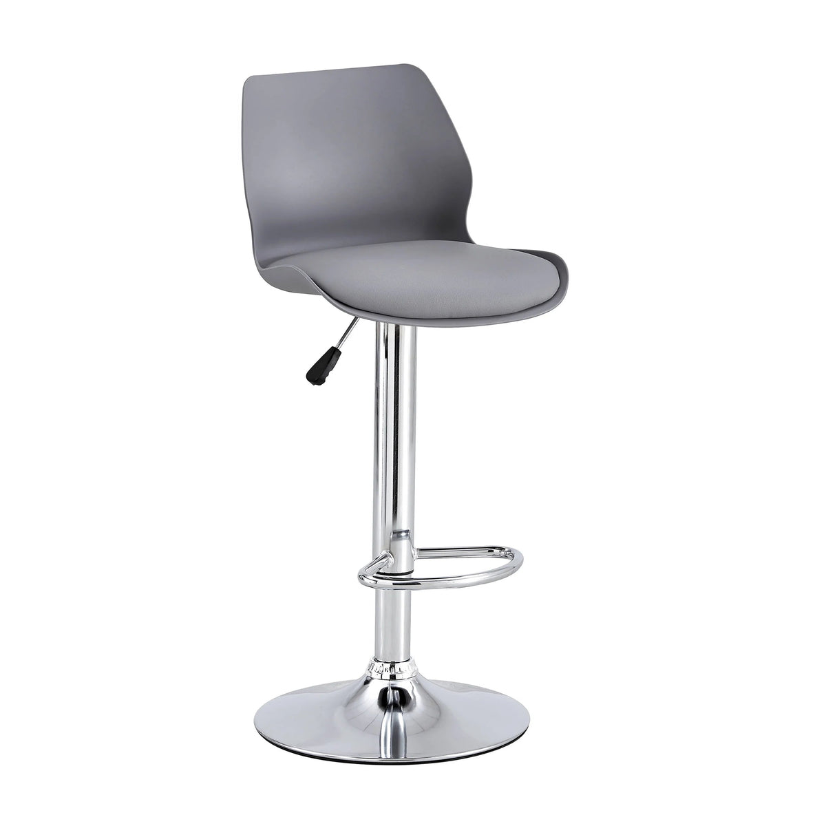Celestial Heights Adjustable Counter Stools in Gray Set 