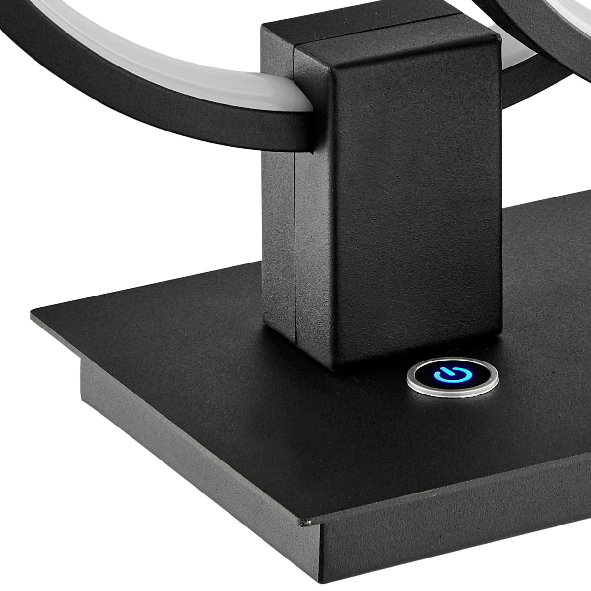 The Hong Kong Black Table Lamp has a easy dimmable switch.