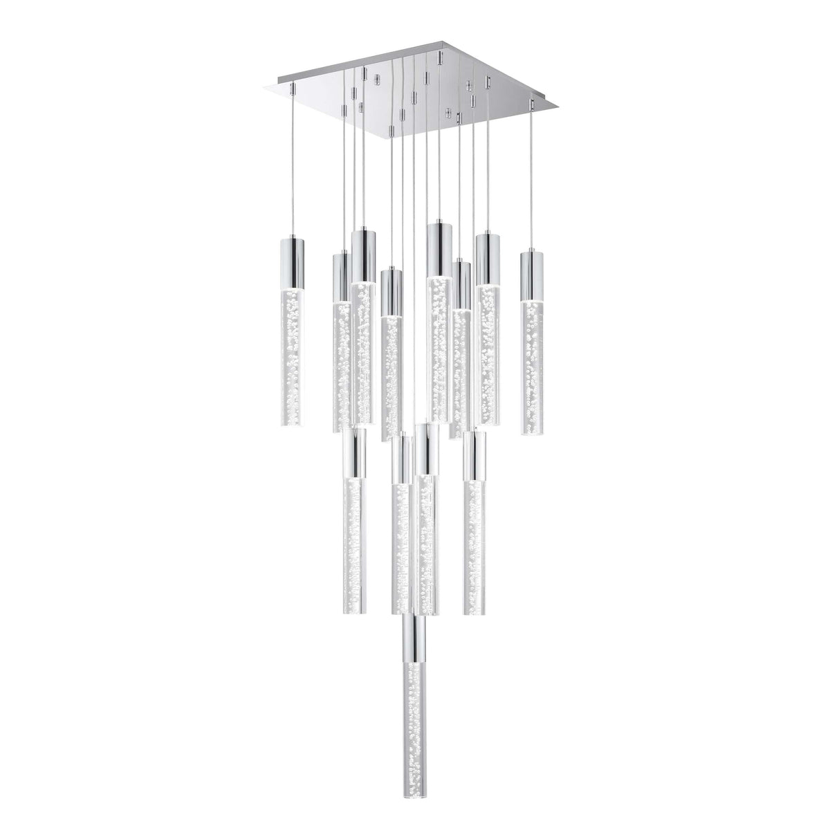 Sparkling Night Cylinder Chandelier / Oversized Pendant Light