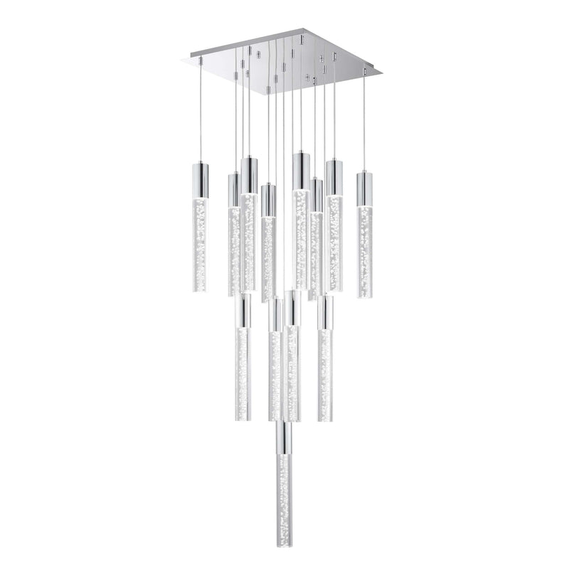 Sparkling Night Cylinder Chandelier / Oversized Pendant Light