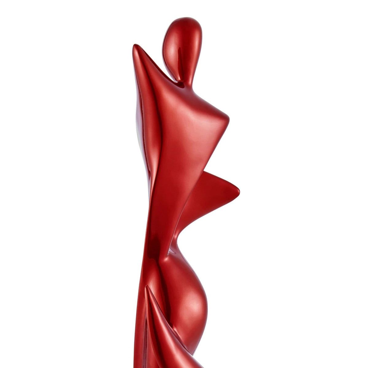 Allegra 32.5"H Sculpture / Metallic Red / Modern Decor