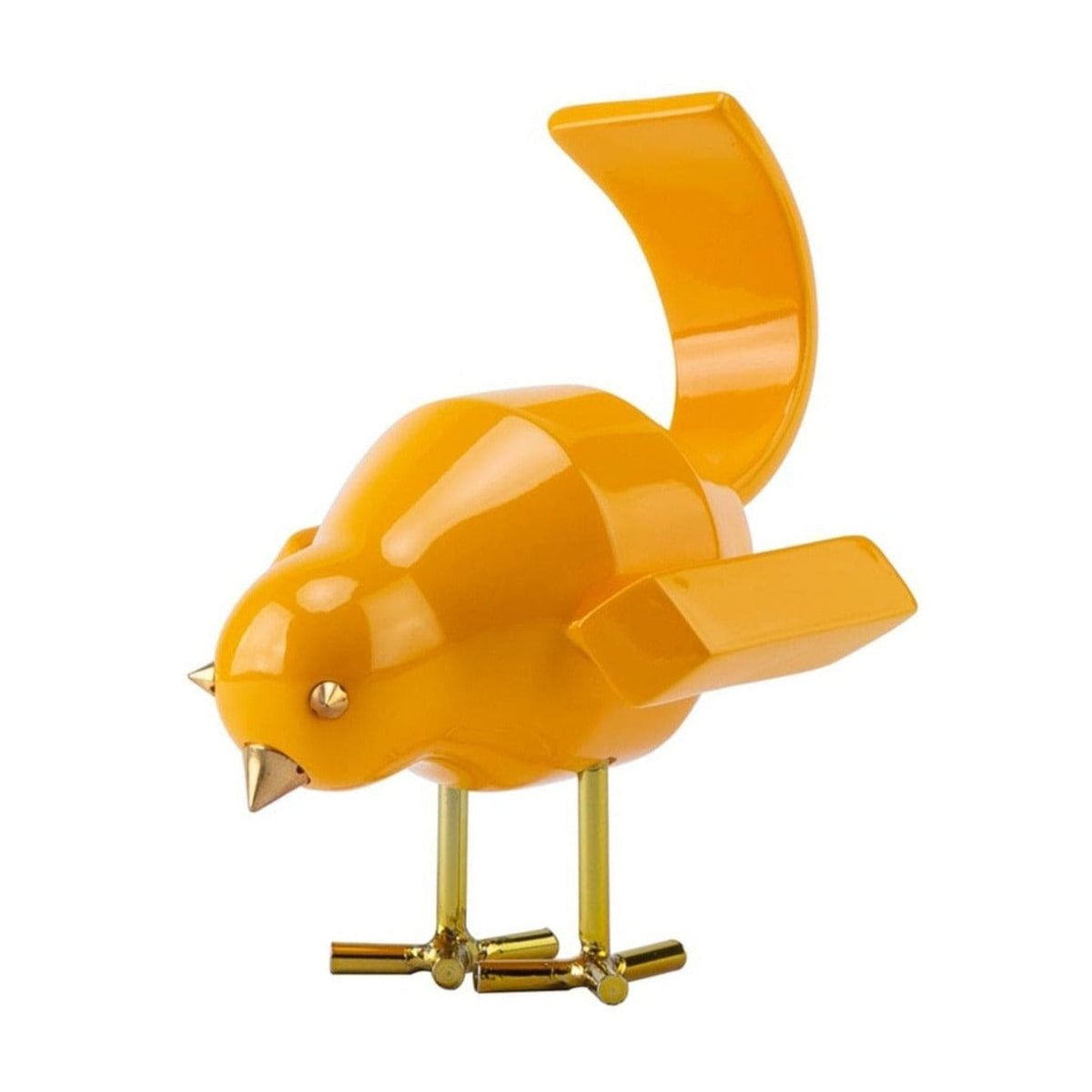 Bird Sculpture // Small Yellow