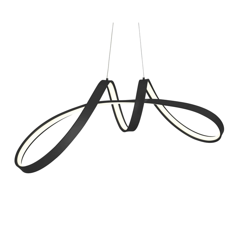 Finesse Decor Bucharest LED Chandelier in Black