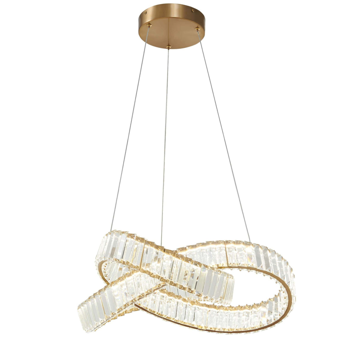 Richmond Chandelier in Brushed Gold
