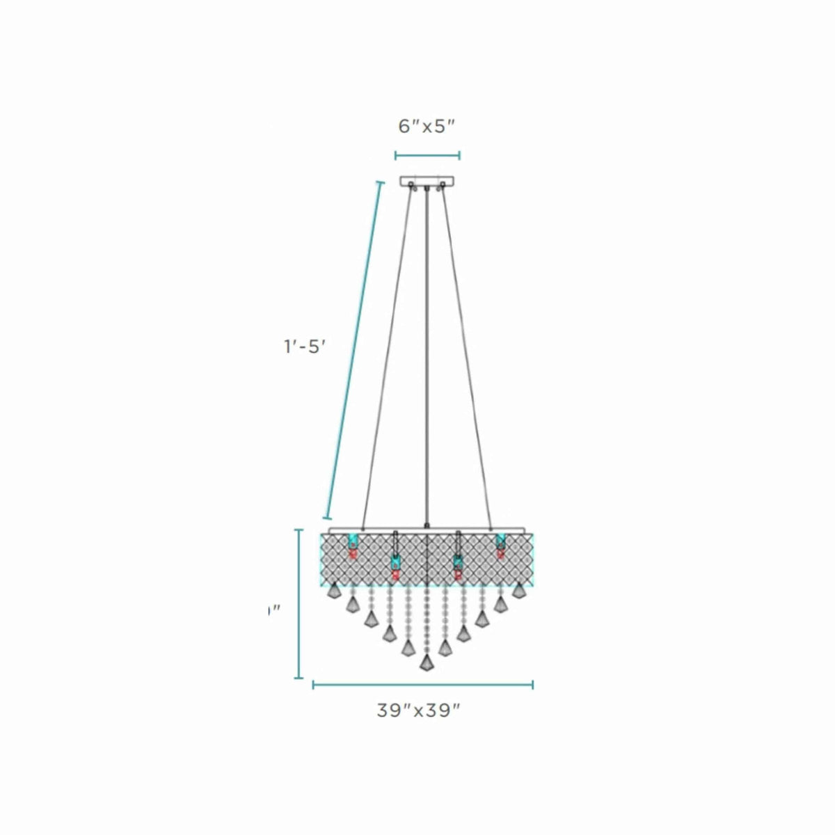 Finesse Decor Cinderella Crystal Round Chandelier