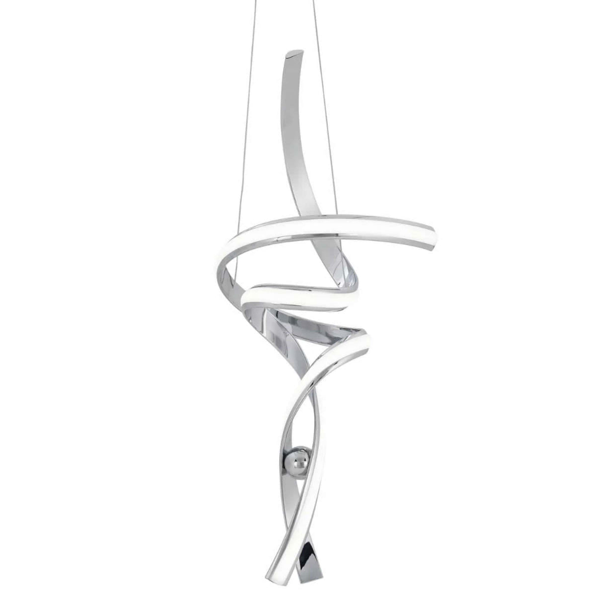 Hamburg Integrated LED Pendant - Chrome - Dimmable