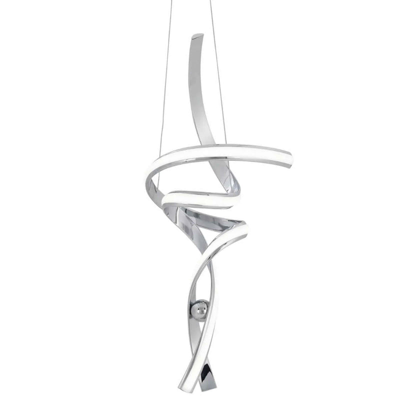 Hamburg Integrated LED Pendant - Chrome - Dimmable