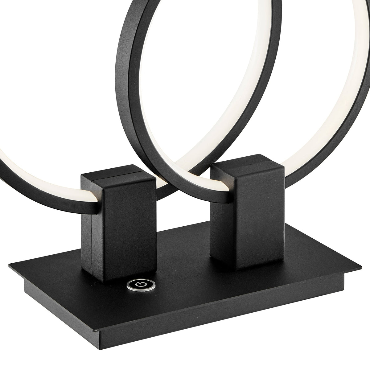 Modern Hong Kong LED Short Black Table Lamp