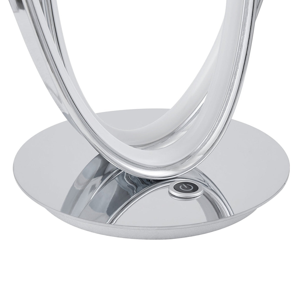 Modern Milan LED Table Lamp / Chrome / Touch Dimmer