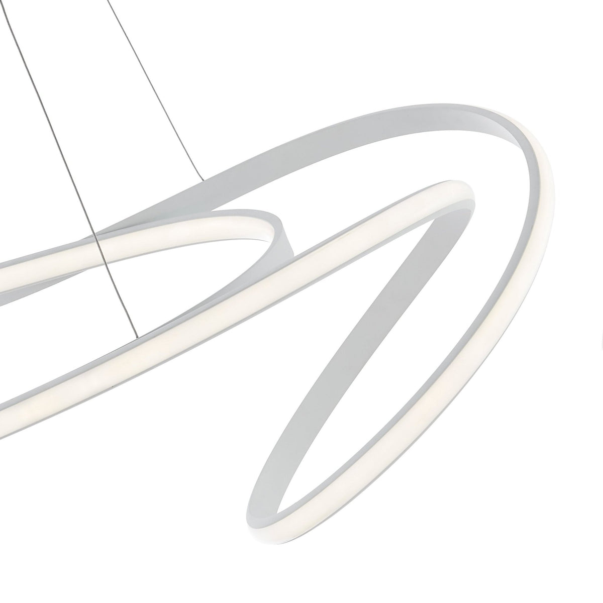 Moscow LED Chandelier / White / Modern Light Fixtures