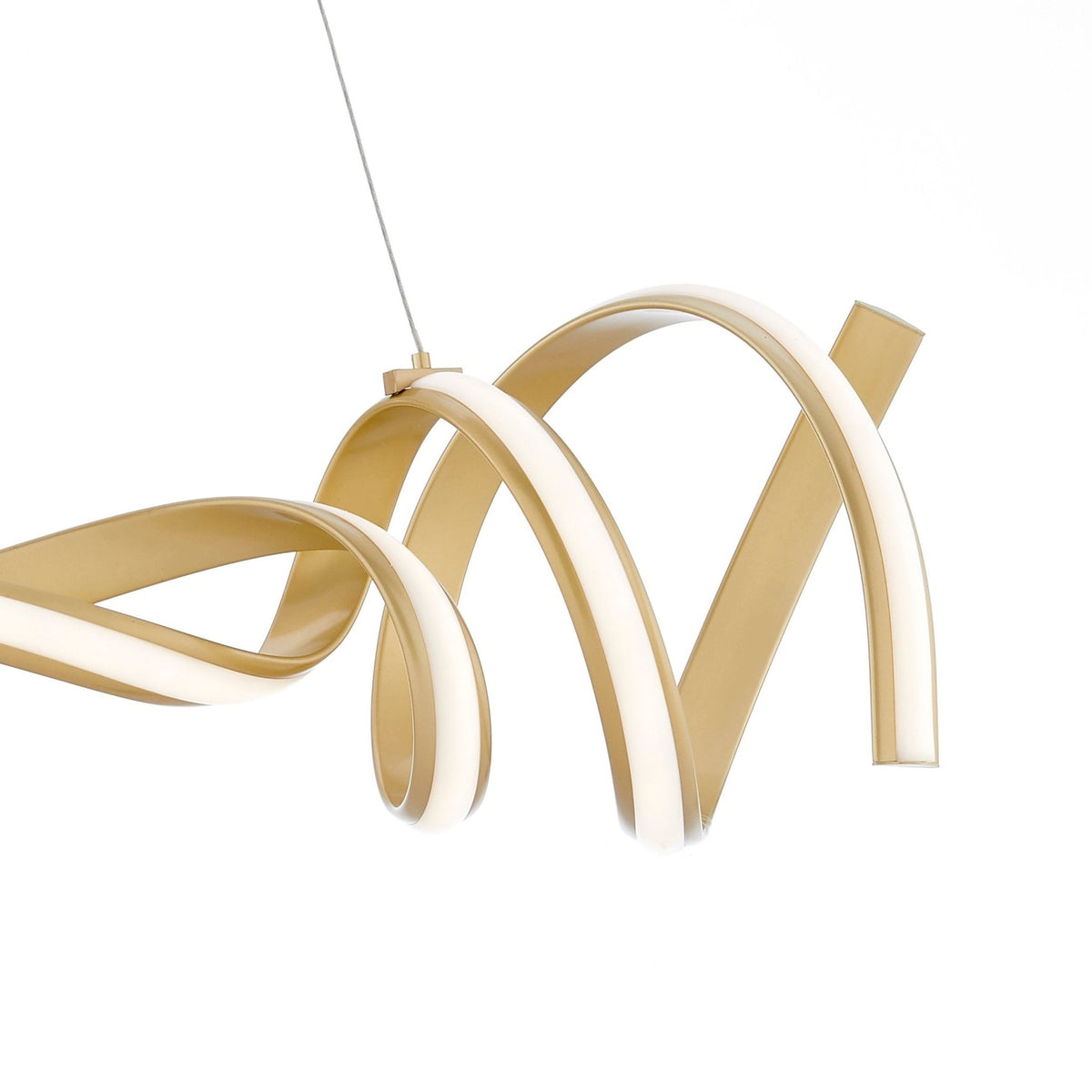 Munich LED Horizontal Chandelier / Gold