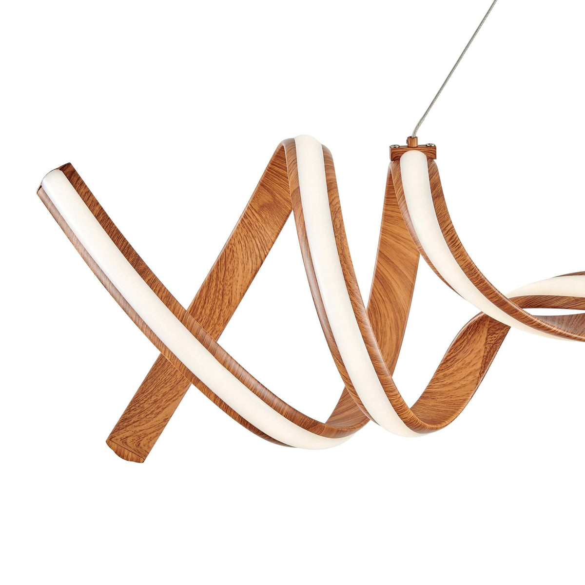 Munich LED Horizontal Chandelier / Wood / Modern Lighting Fixture