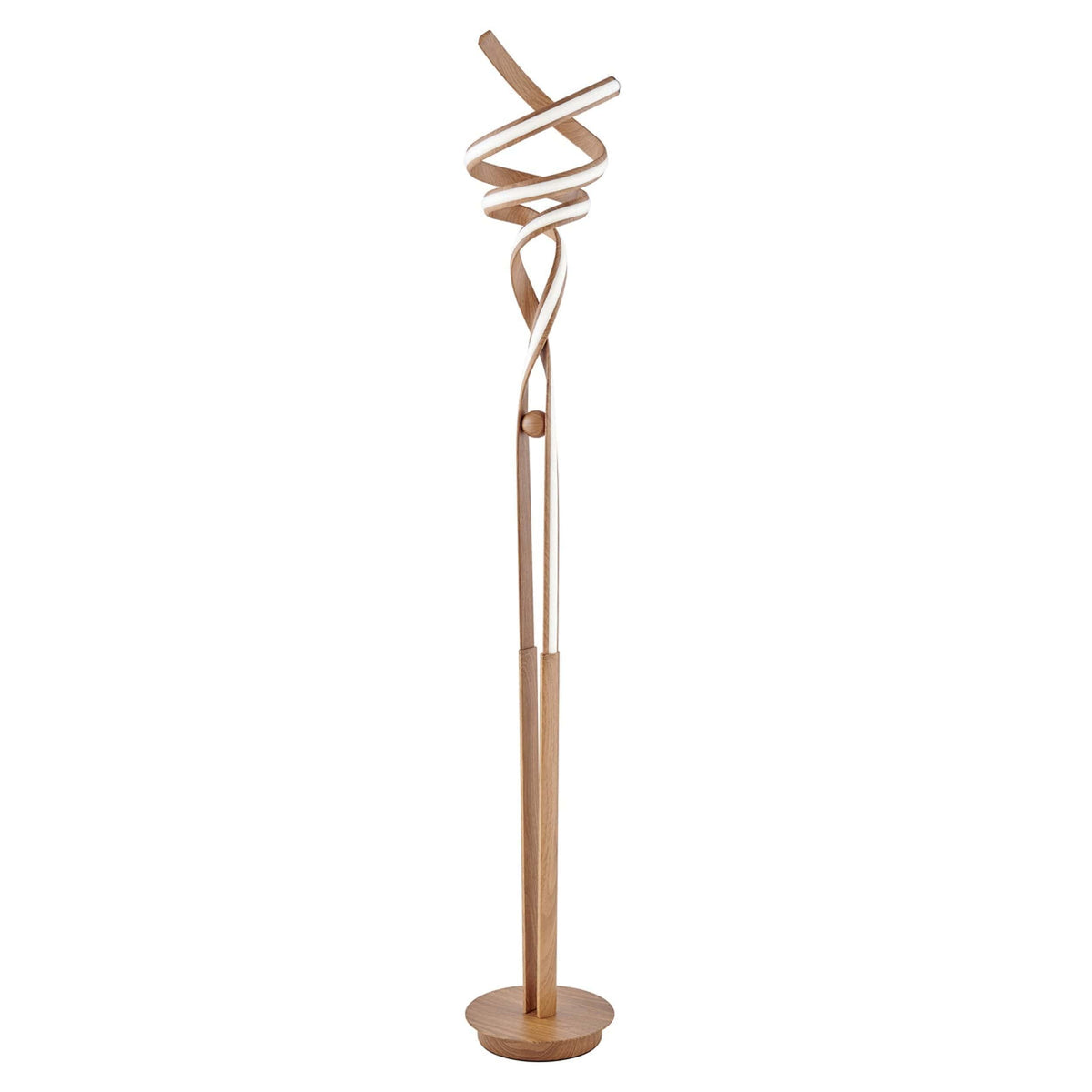 Munich LED Wood 63" Floor Lamp // Dimmable