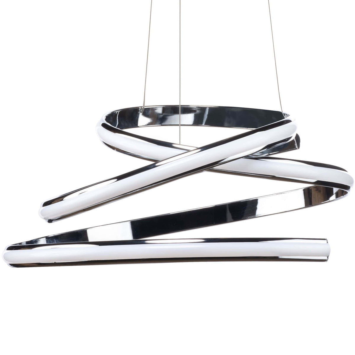 Oslo LED Adjustable Chrome Chandelier | Modern Lighting