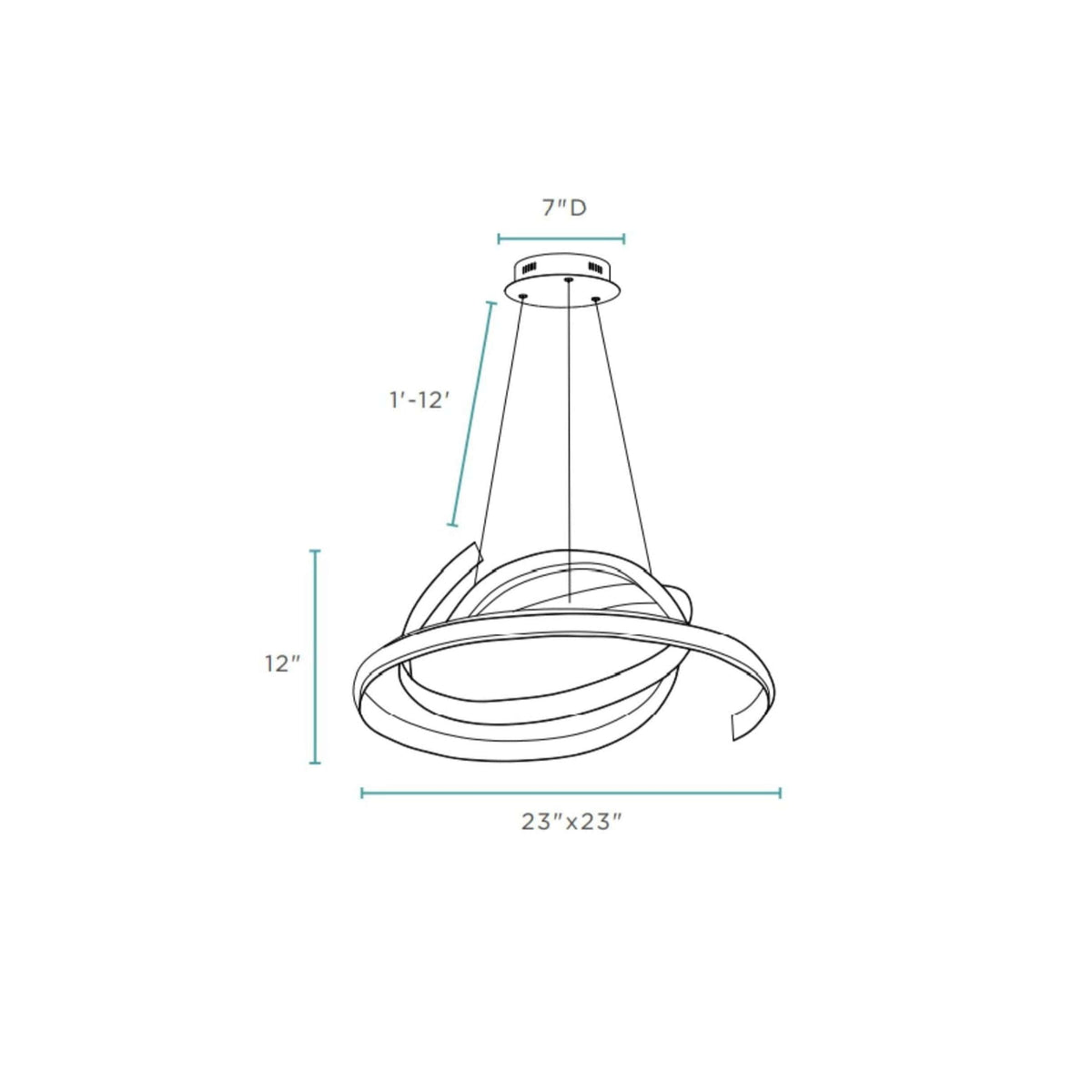 Oslo LED Adjustable Chrome Chandelier