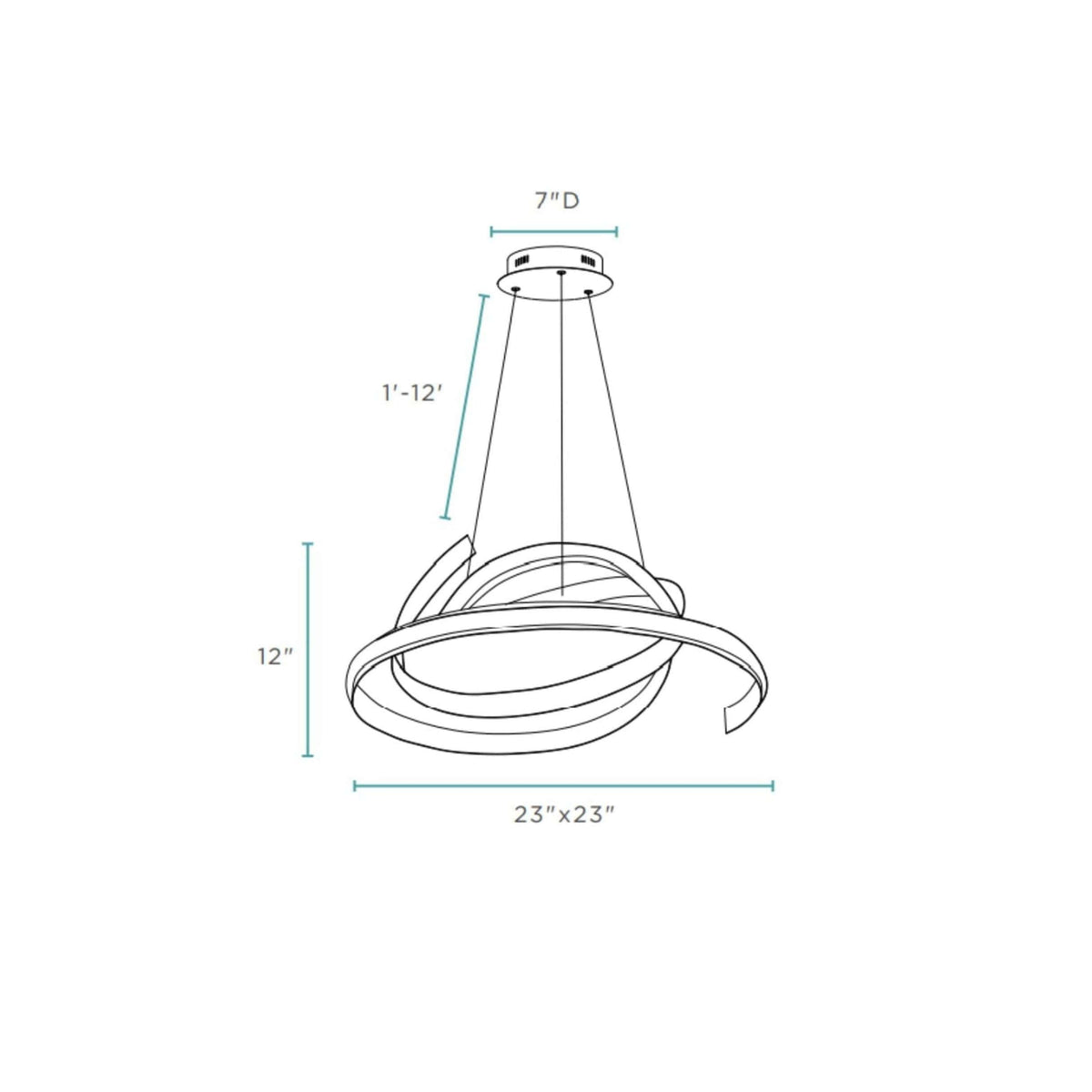 Finesse Decor Oslo Gold Chandelier
