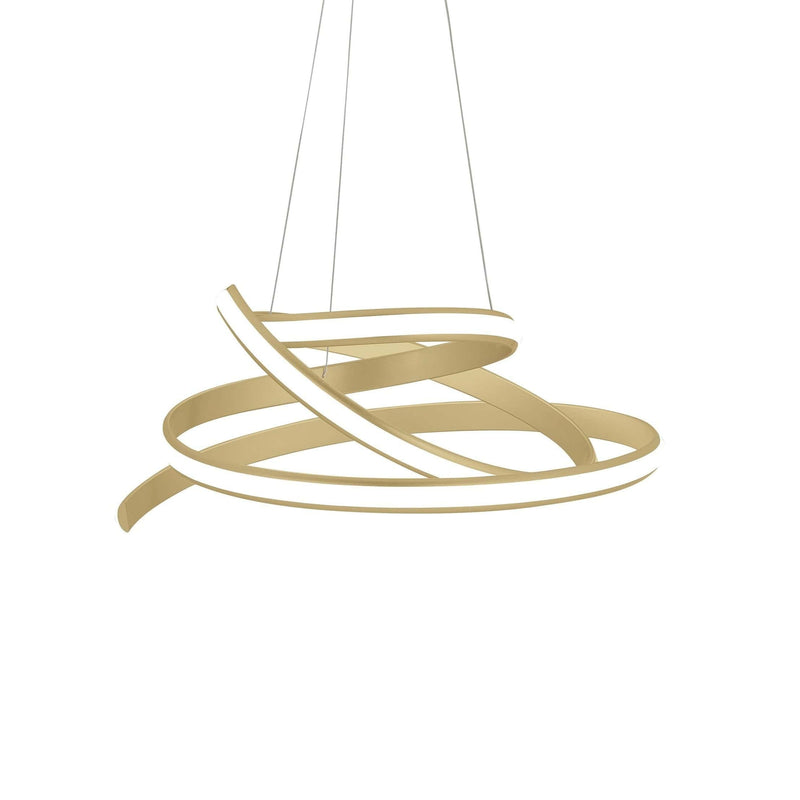Finesse Decor Oslo LED Adjustable Gold Chandelier