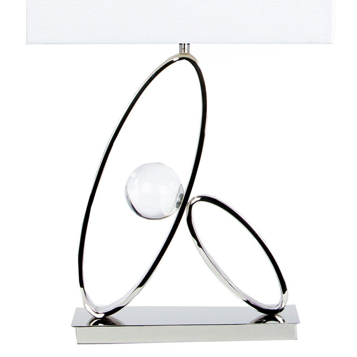 Ovals in Crystal Modern Table Lamp / 1 Light
