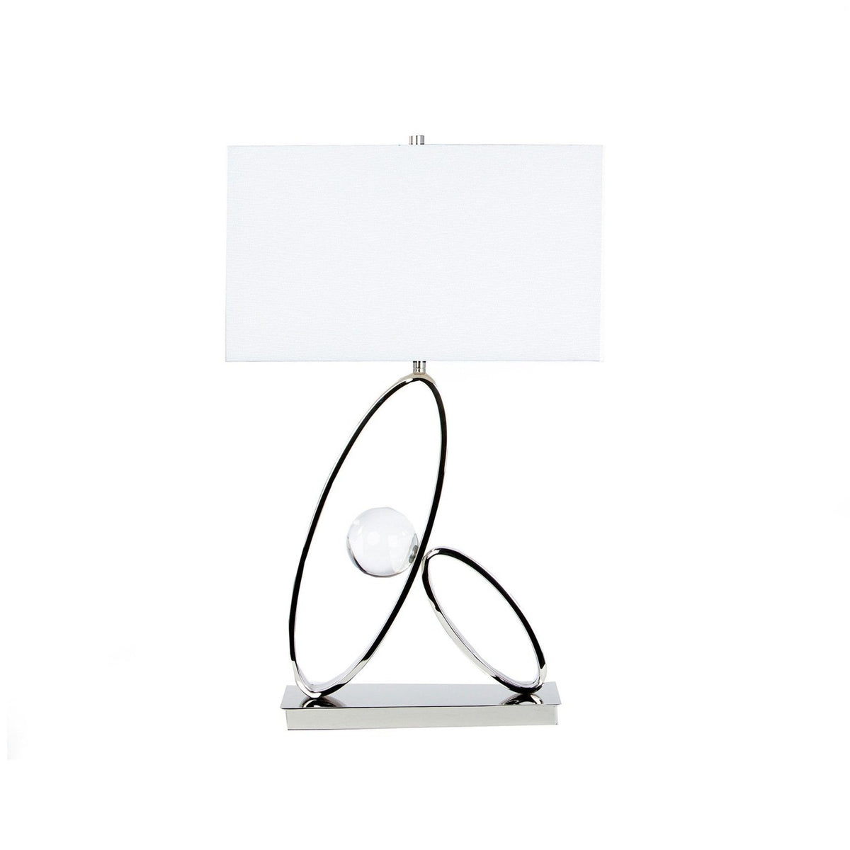 Ovals in Crystal Table Lamp / 1 Light