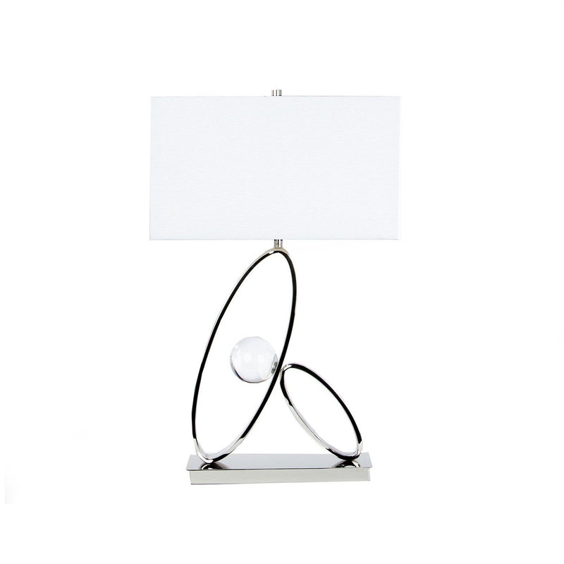 Ovals in Crystal Table Lamp / 1 Light
