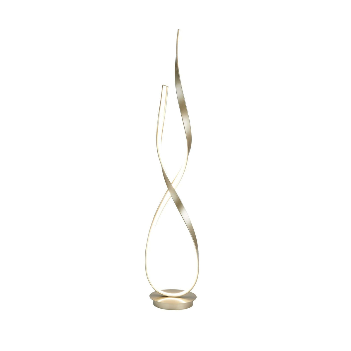 Sandy Gold Vienna LED 55" Tall Floor Lamp // Dimmable