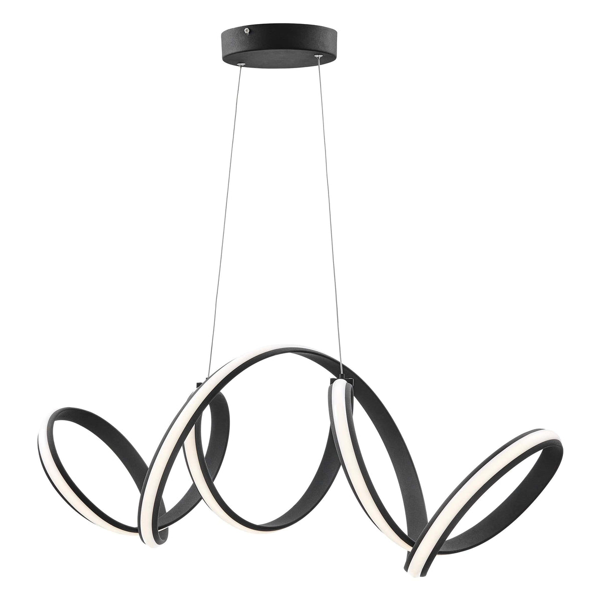 Seville LED Black Chandelier | Modern Light Fixtures