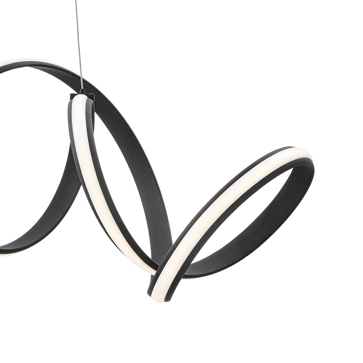 Seville LED Black Modern Chandelier